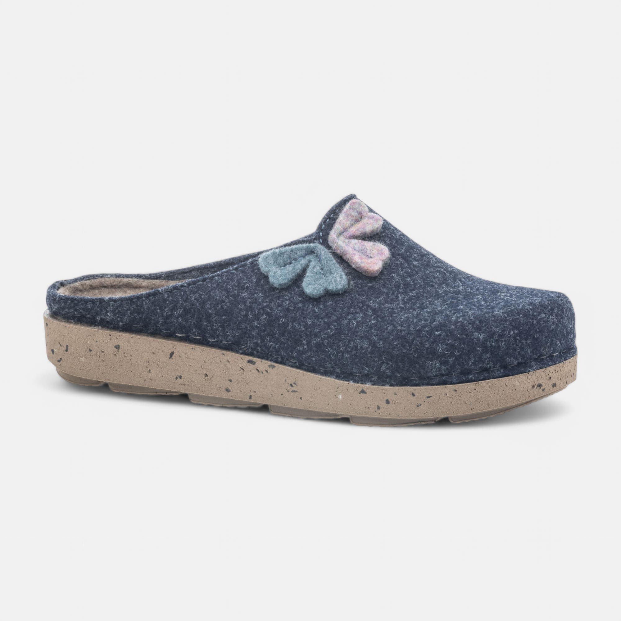 Pantoufles mules Femme bleu marine