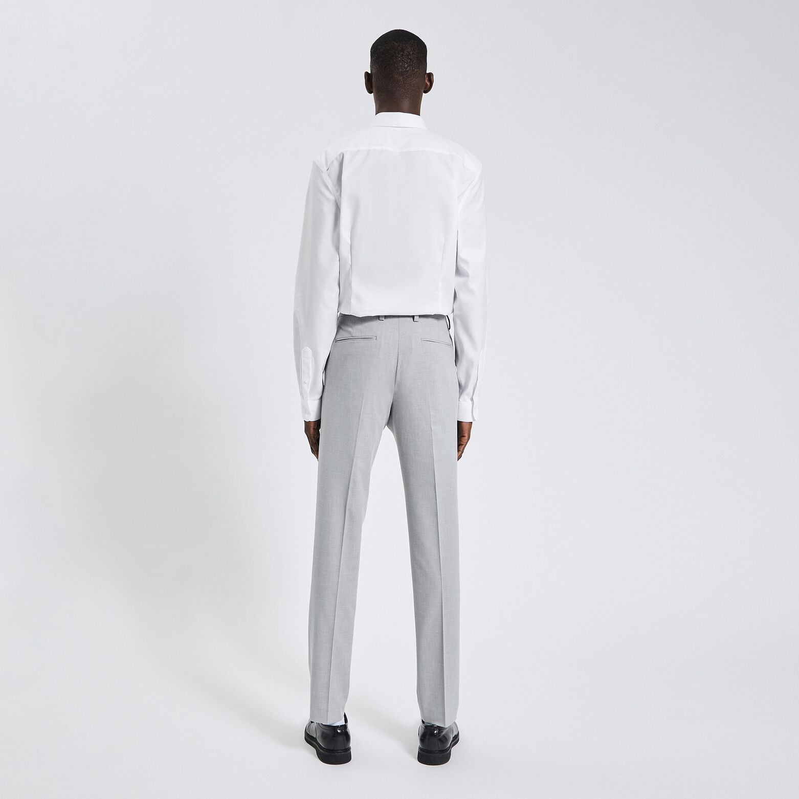 Pantalon de costume extra slim Gris clair