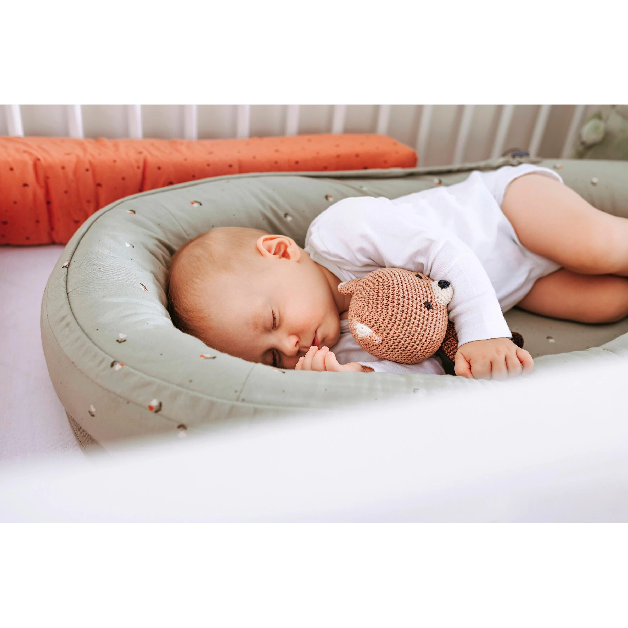 Träumeland Kuschelnest Home Premium Fiore grün