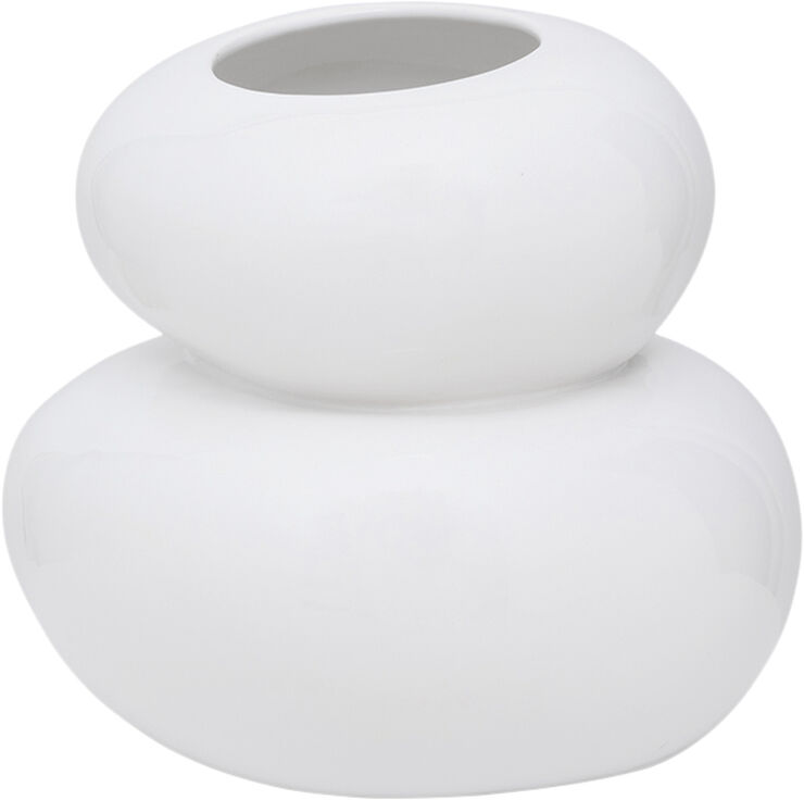 Urban Nature Culture Vase Pebbles white