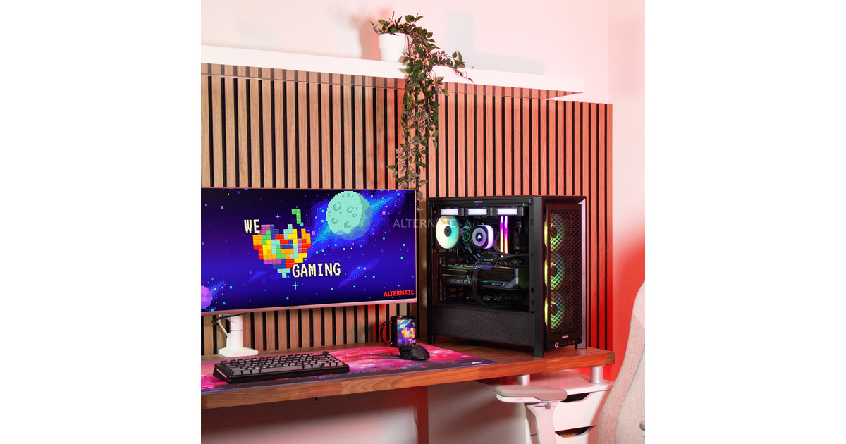ALTERNATEThunderstorm Pro Core Ultra 7 – RTX 5070 Ti gaming pc  (Zwart | Core Ultra 7 265KF | RTX 5070 Ti | 32 GB | 2 TB SSD)