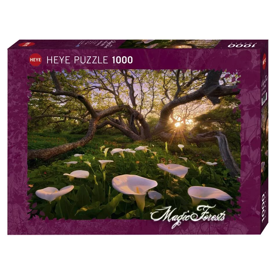 PUZZLE 1000 PIECES MAGIC FOREST CALLA CLEARING HEYE