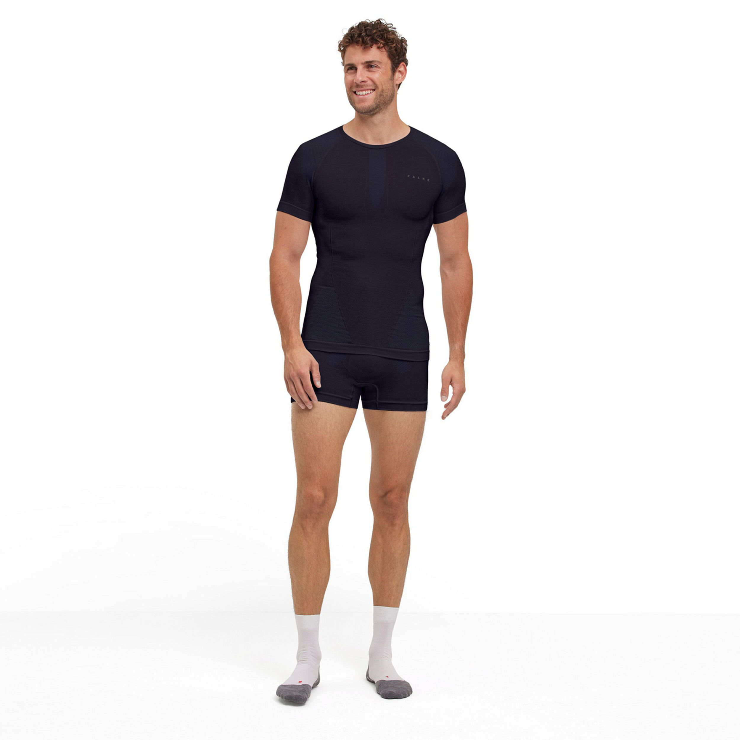 Falke Warm Maillot De Corps Hommes - Noir