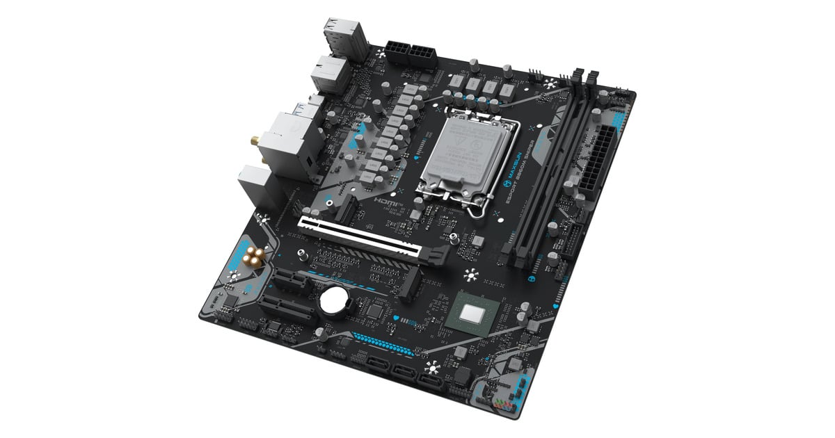 MAXSUNMS-eSport B860M SNIPER WIFI socket 1851 moederbord  (Zwart, RAID, 2.5 Gb-LAN, WLAN, BT, Sound, µATX)