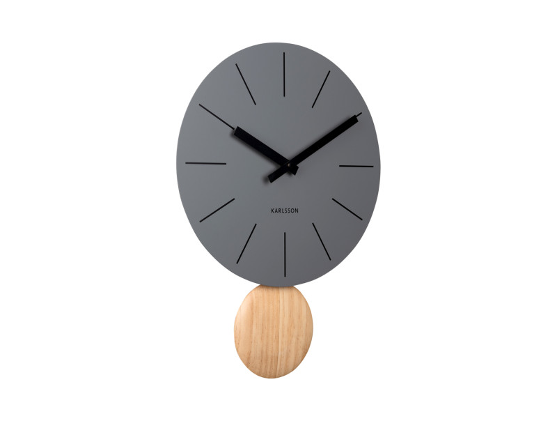 Wall Clock Arlo pendulum KA5967GR Jungle green