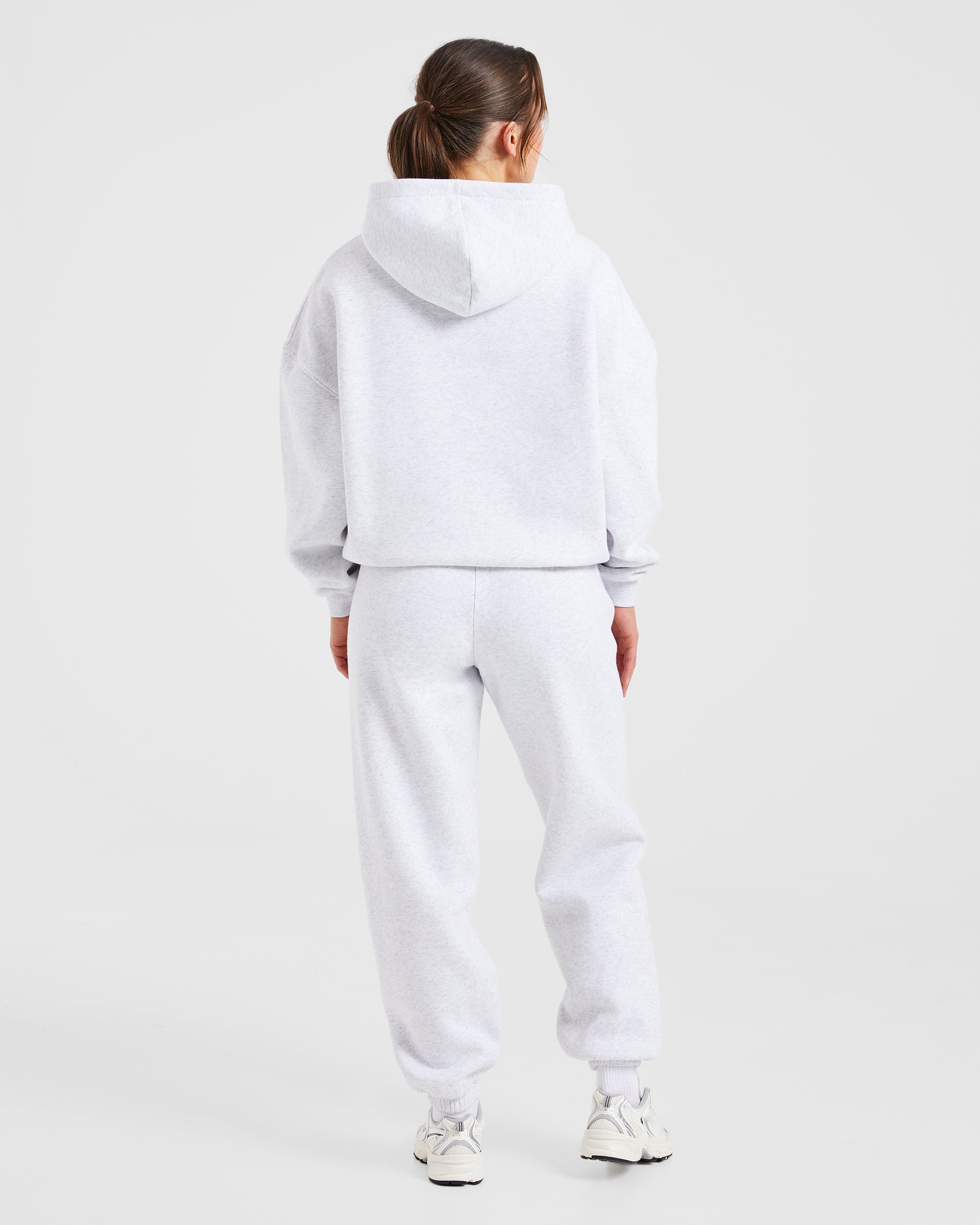 Varsity Embroidered Oversized Joggers