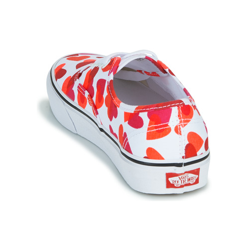 Vans - AUTHENTIC - Blanc / Rouge