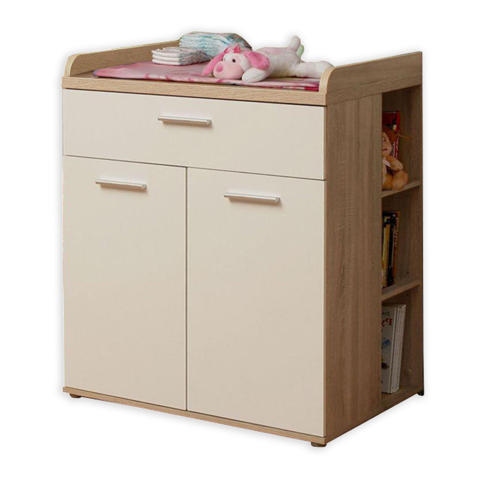 3-teiliges Babyzimmer-Set - Sonoma Eiche-weiß