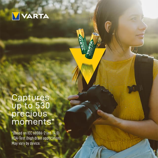 Varta Power 2600mAh AA-batterier (4-pak)