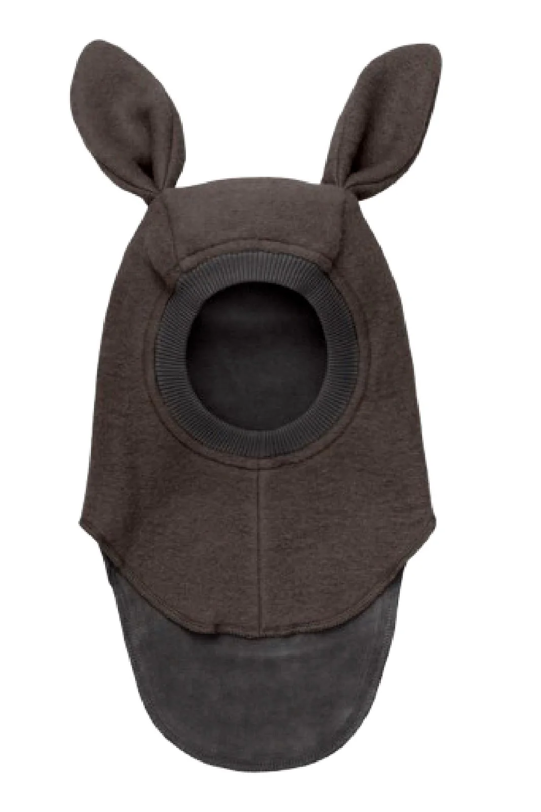 Huttelihut Balaclava Ears Wool 460194 2503 dark brown melange
