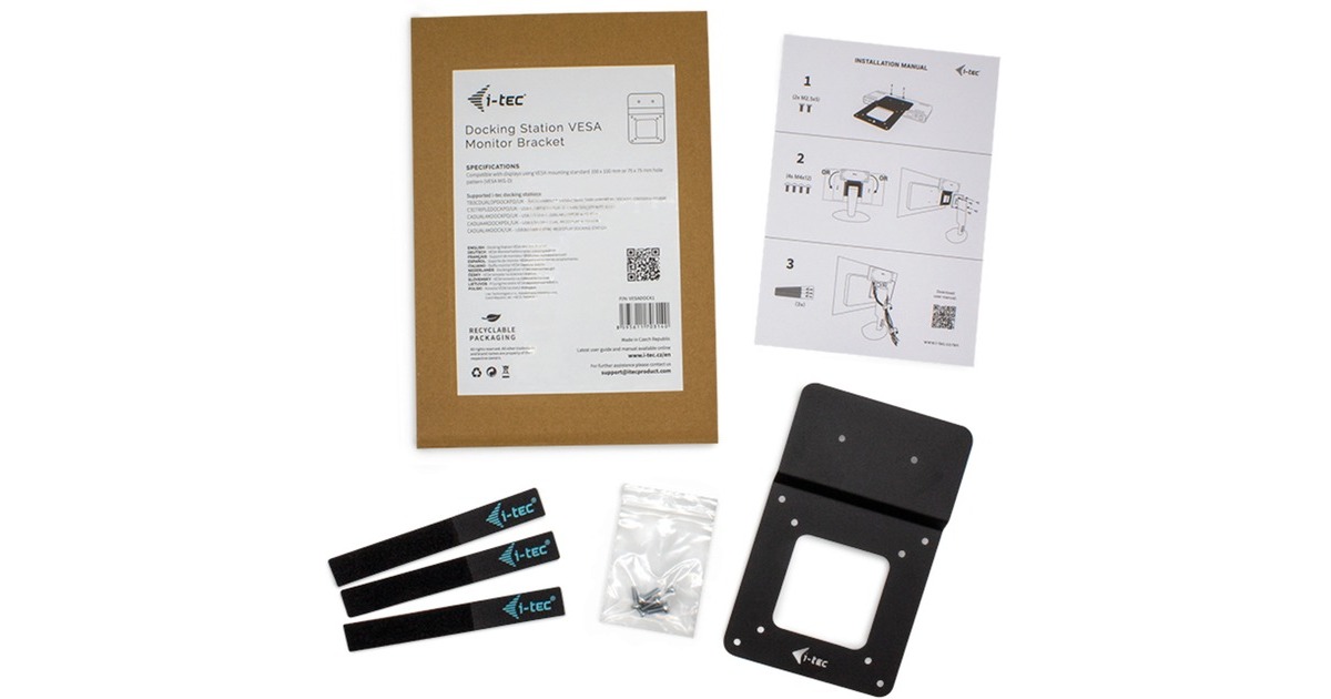 i-tecDocking station bracket houder  (Zwart)
