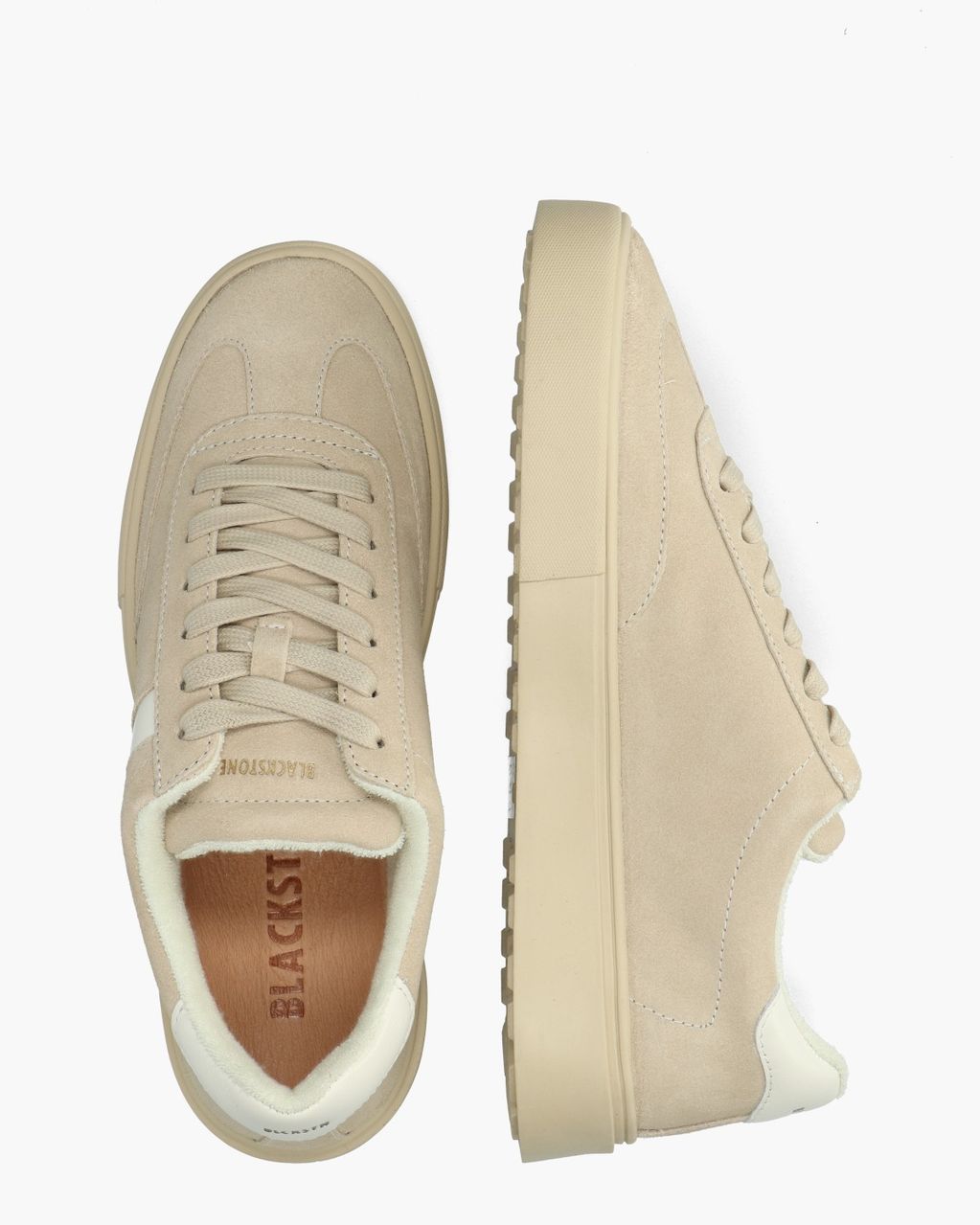Blackstone Quartz Auden Beige/Wit Herensneakers