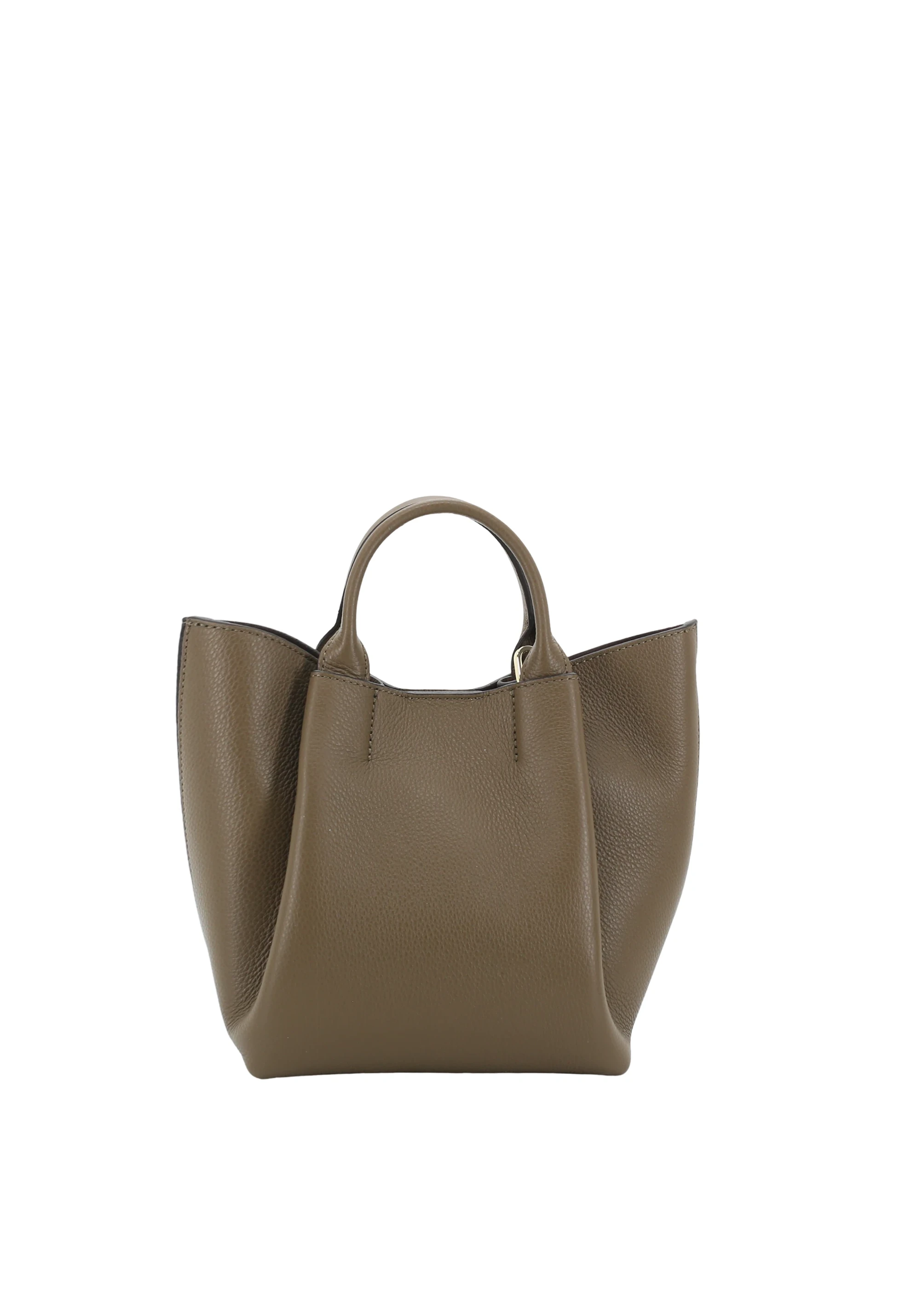 Shopper ESSENTIAL small Leather Agave Standard