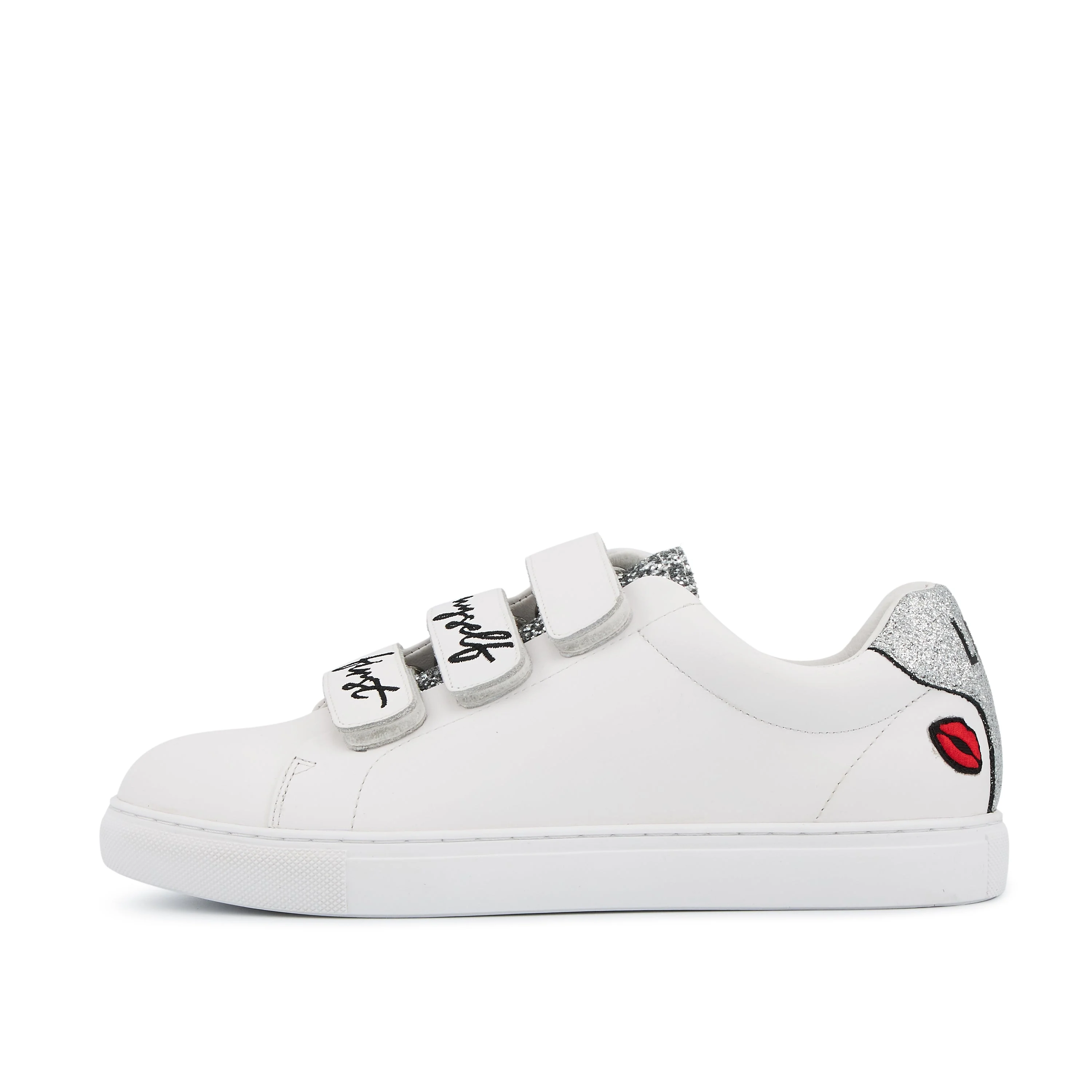 EDITH LOVE MYSELF FIRST - Sneakers en cuir | Blanc