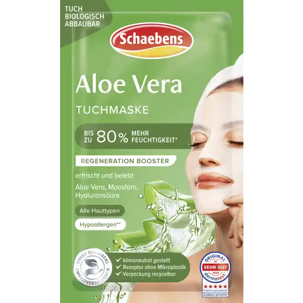 Aloe Vera Tuchmaske
