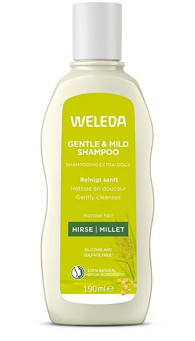 Weleda Shampoo<br>190 ml, Flasche, Gentle & Mild Hirse