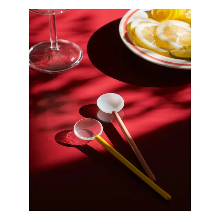Hay Cuillères en borosilicate - Set de 2 | Jaune