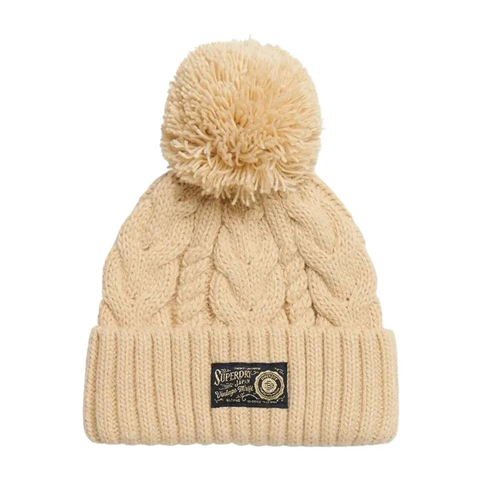 Superdry Chunky Cable Beanie Dames