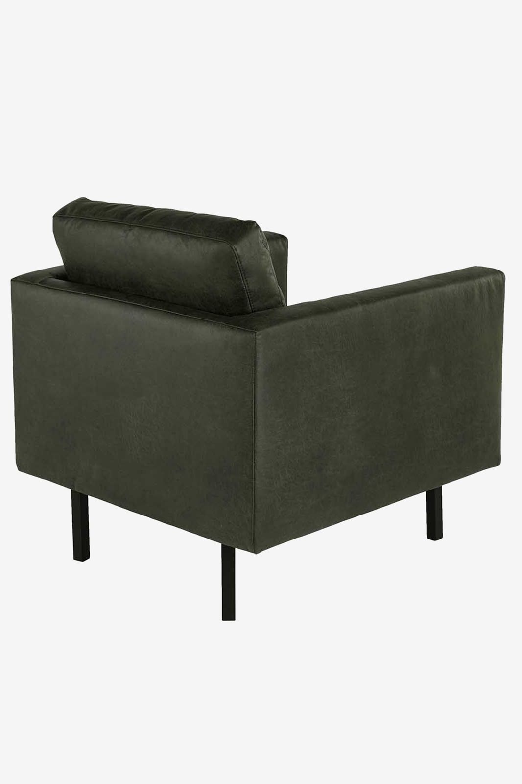 Amsterdam leer clean fauteuil groen