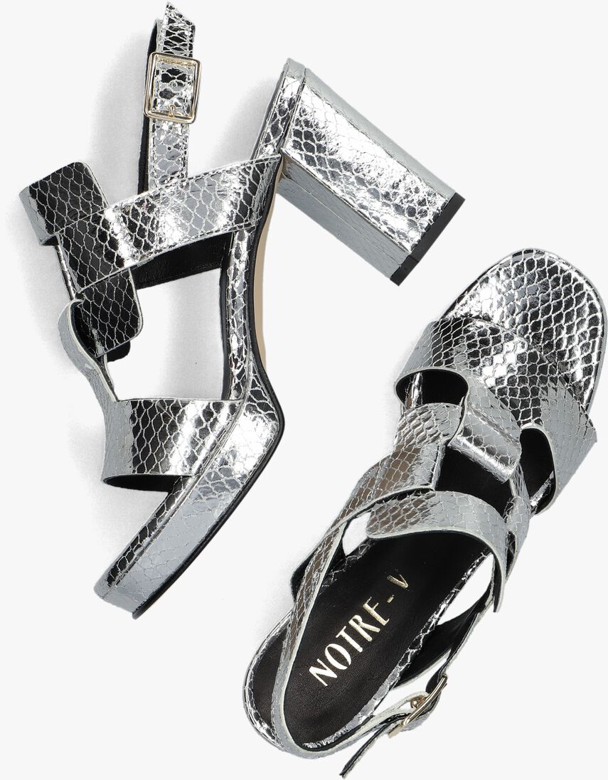 NOTRE-V zilveren notre-v sandalen aq111