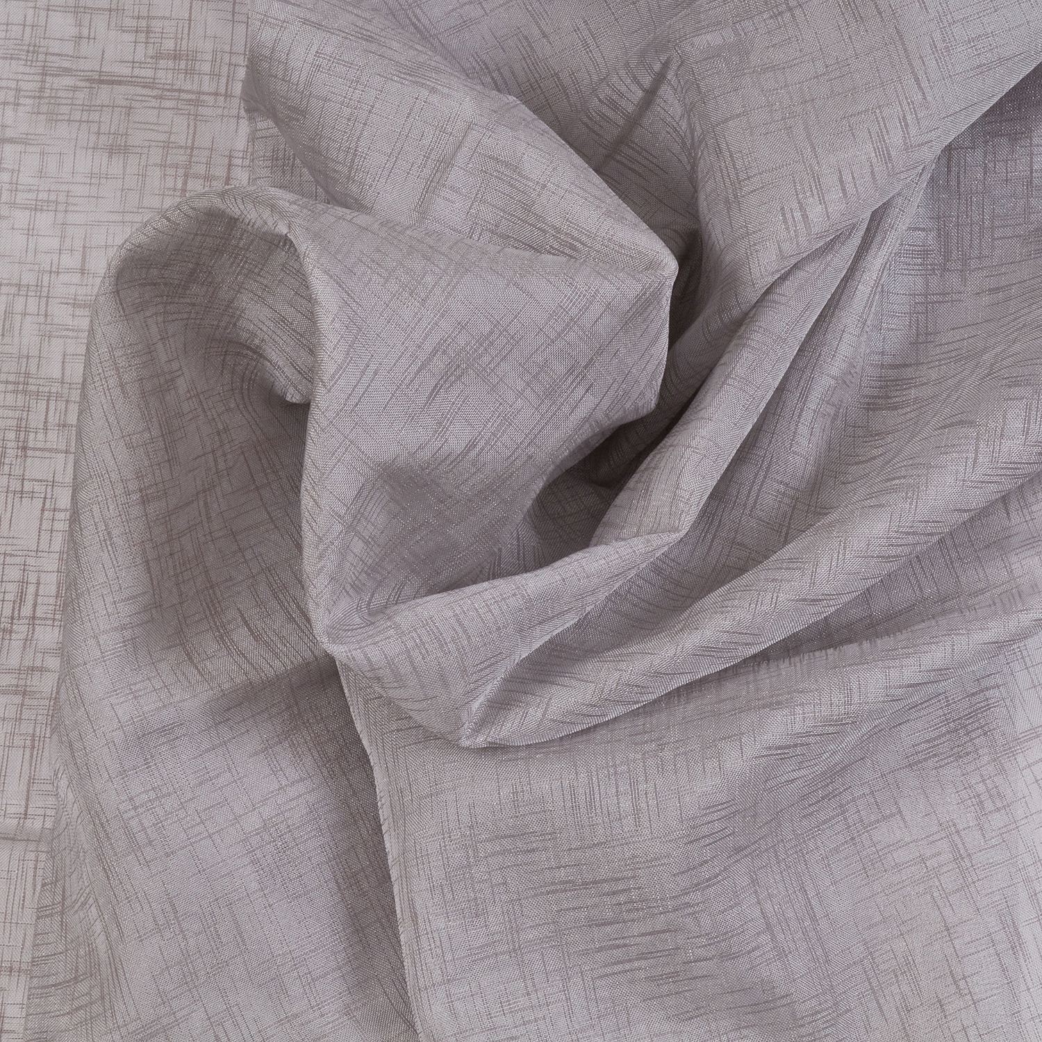 Ösenschal - uni - grau - 140x235 cm