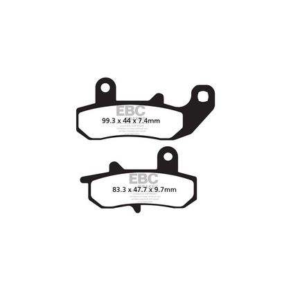 Plaquettes de freins EBC Organique arrière