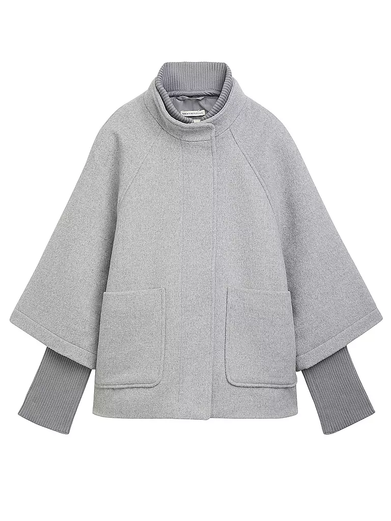 TOM TAILOR Poncho - Cape grau