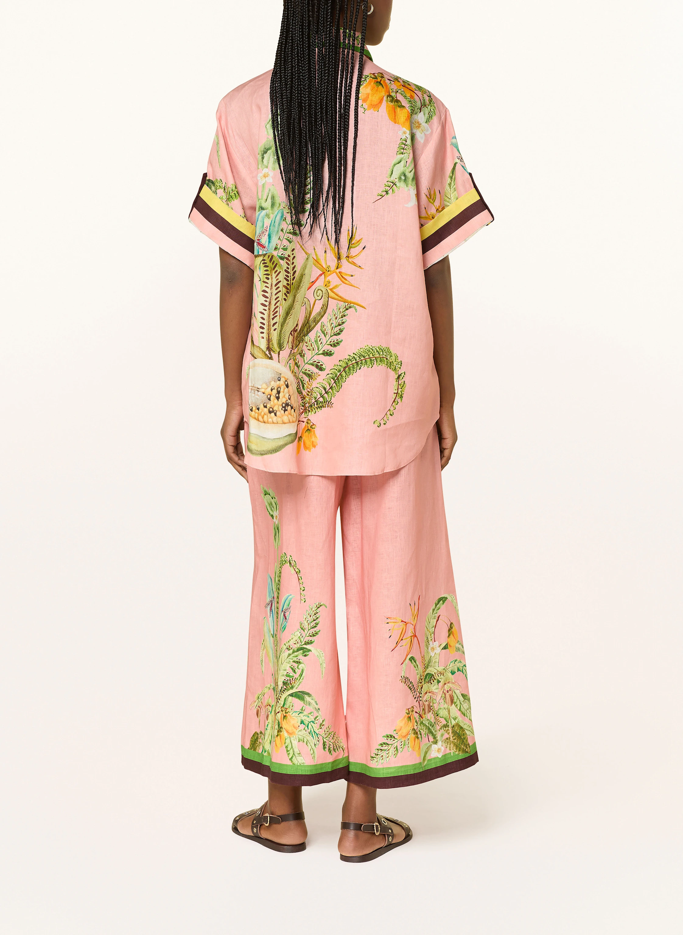 ALÉMAIS Marlenehose aus Leinen