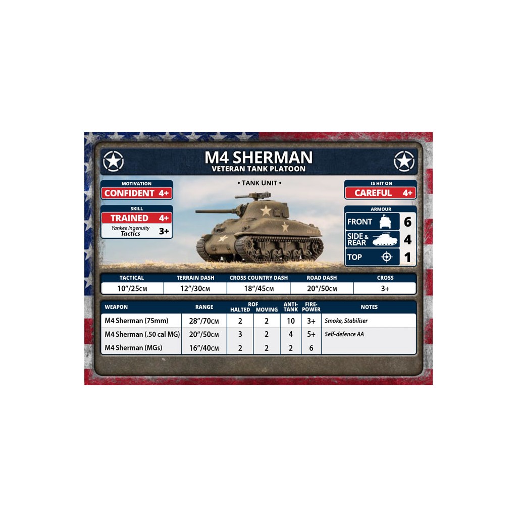 Flames of War - M4 Sherman Tank Platoon