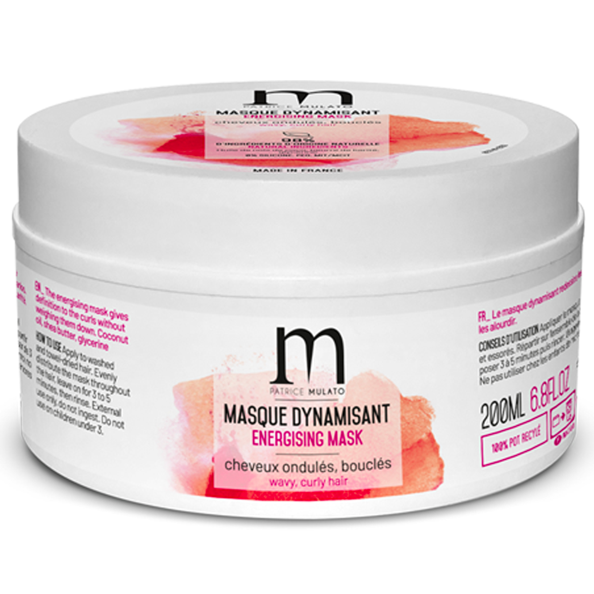 Masque Dynamisant Cheveux Boucls Mulato 200 ML