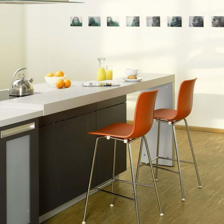 Vitra Hal Stool Medium barkruk klimop