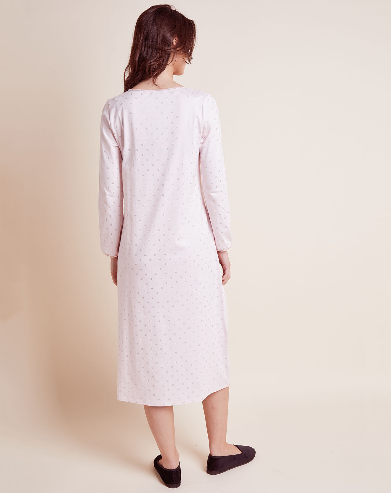 Le Chat Chemise de nuit imprimée Caline rose