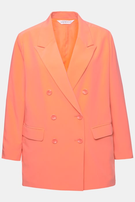 Blazer, Straight Fit, doppelreihig, Revers, Langarm