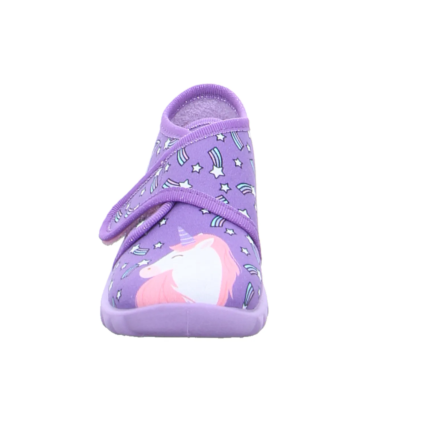 FISCHER Baby-Hausschuh Violette Textil  Mädchen