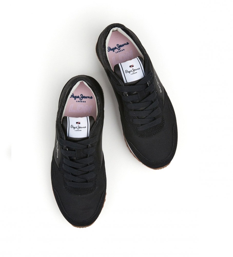 Tênis Pepe Jeans London com lantejoulas pretas