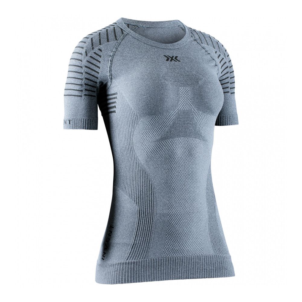 X-Bionic INVENT 4.0 - Sous-couche Femme grey melange/anthracite