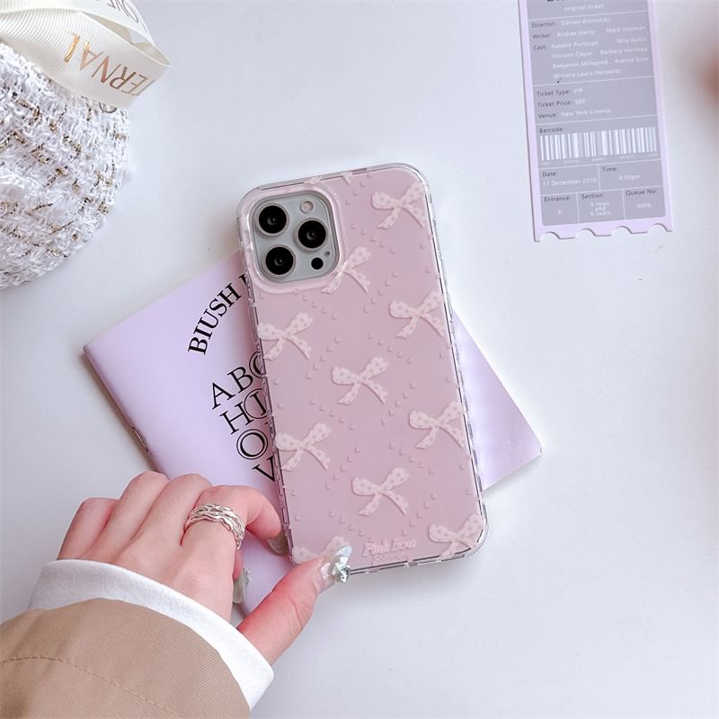 Edgin - Strik telefoonhoesje / Kunstparelband / Set - iPhone 16 Pro Max / 16 Pro / 16 Plus / 16 / 15 Pro Max / 15 Pro / 15 Plus / 15 / 14 Pro Max / 14 Pro / 14 Plus / 14 / 13 Pro Max / 13 Pro / 13 / 13 Mini