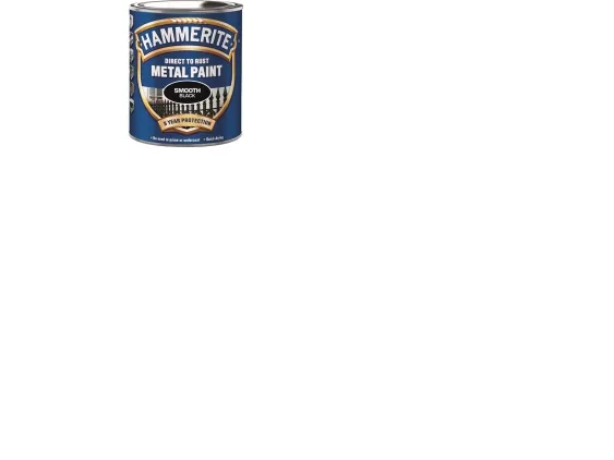 Hammerite Glatlak - Sort - 250 ml.