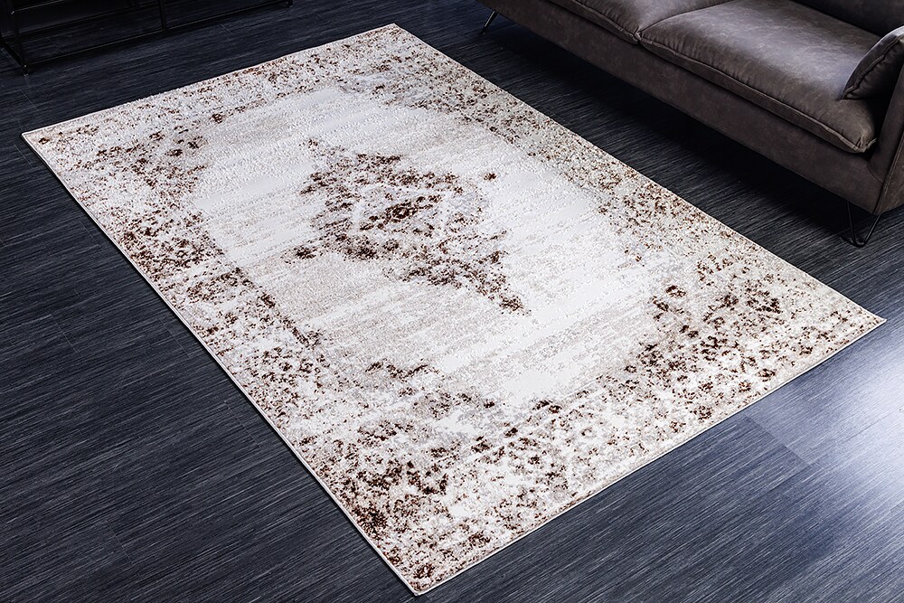 riess-ambiente Teppich CASABLANCA - 235x160cm beige creme Used-Look orientalisches Design Kurzflor