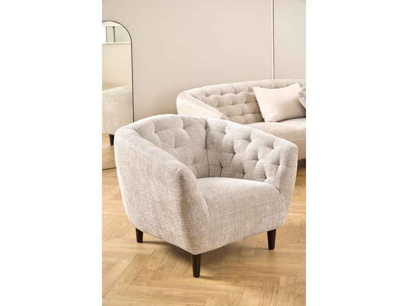 AC Design Sessel Ria Beige Gemütlicher Loungesessel