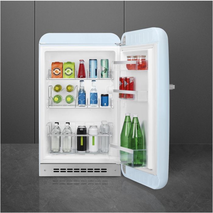 SMEG Stand-Kühlschrank 50's Retro Style FAB10HRPB5 Pastellblau