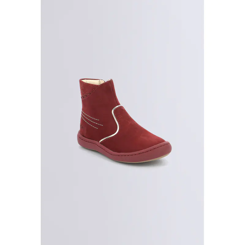 KICKPOPPY BORDEAUX BOOTS Cuir Fille