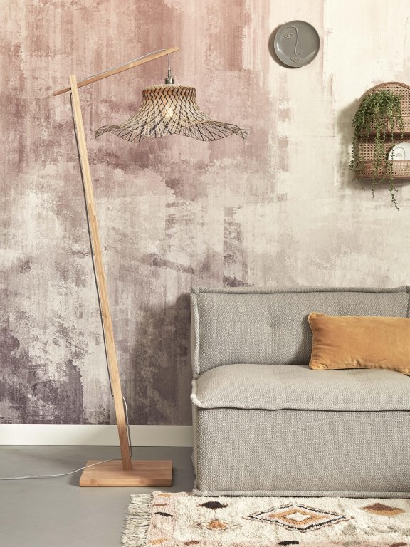 Good&Mojo Ibiza vloerlamp large zwart