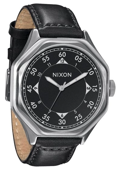 Nixon The Falcon Leather Black Herrenuhr A196000