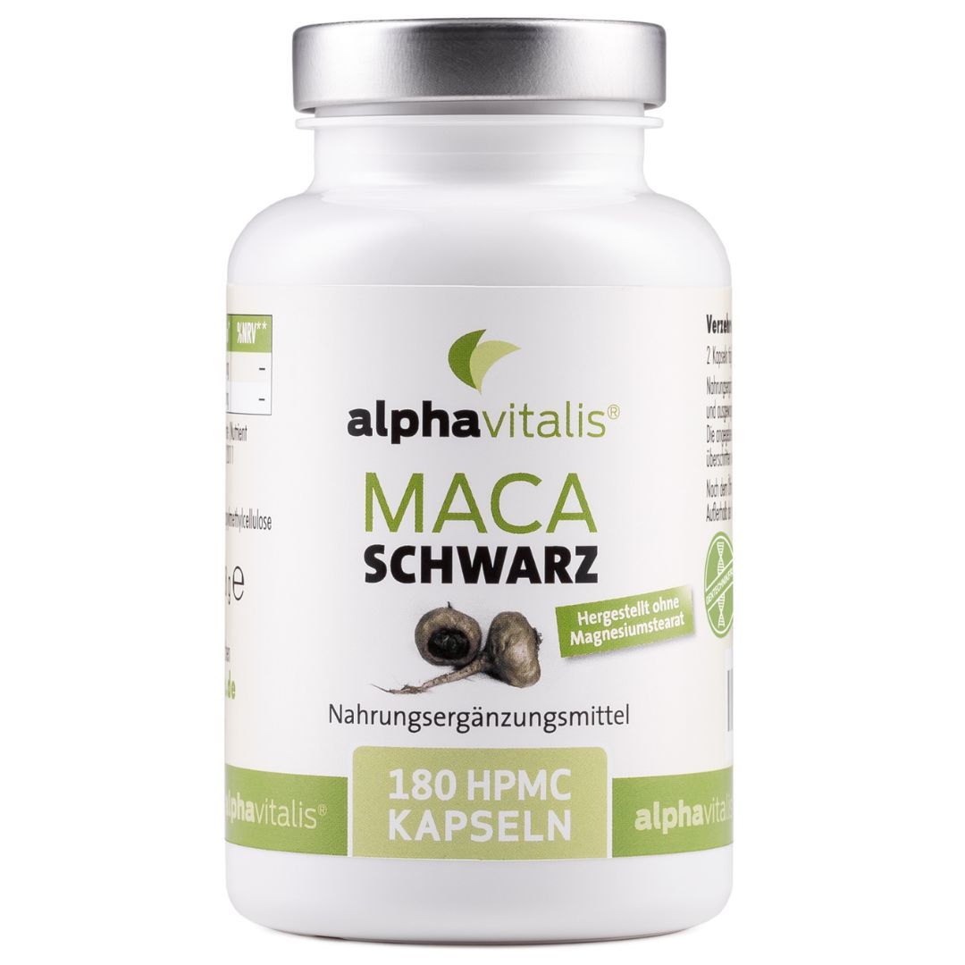 Alphavitalis® Maca Kapseln aus schwarzem Maca