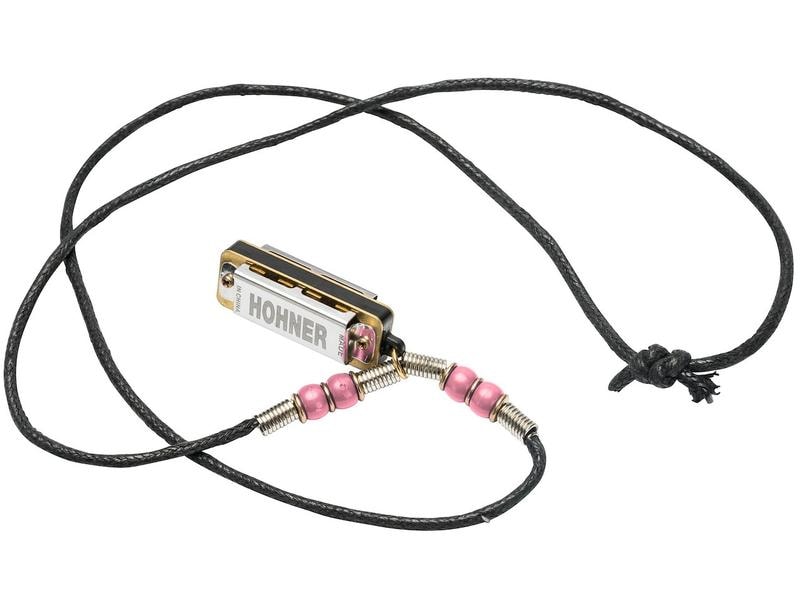 Hohner Mundharmonika Miniature Mini Harp Halskette – C-Dur Mini-Mundharmonika aus Kunststoff
