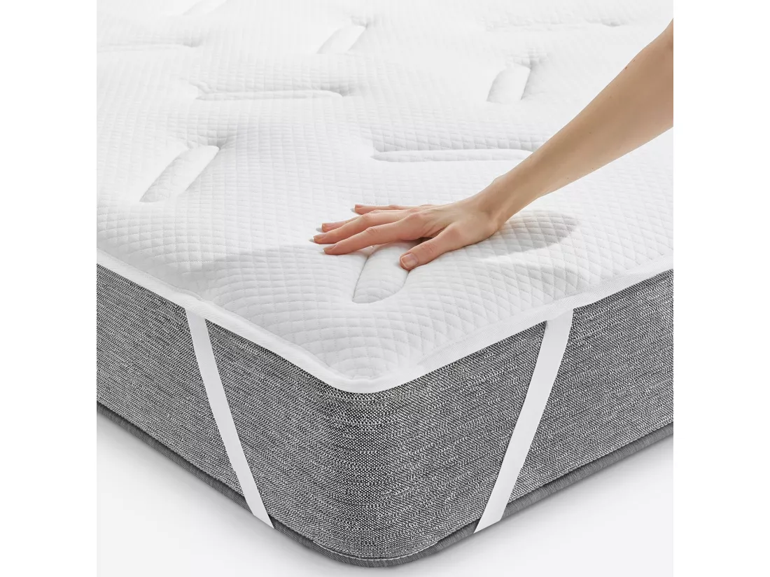 Surmatelas en visco et fibre respirante