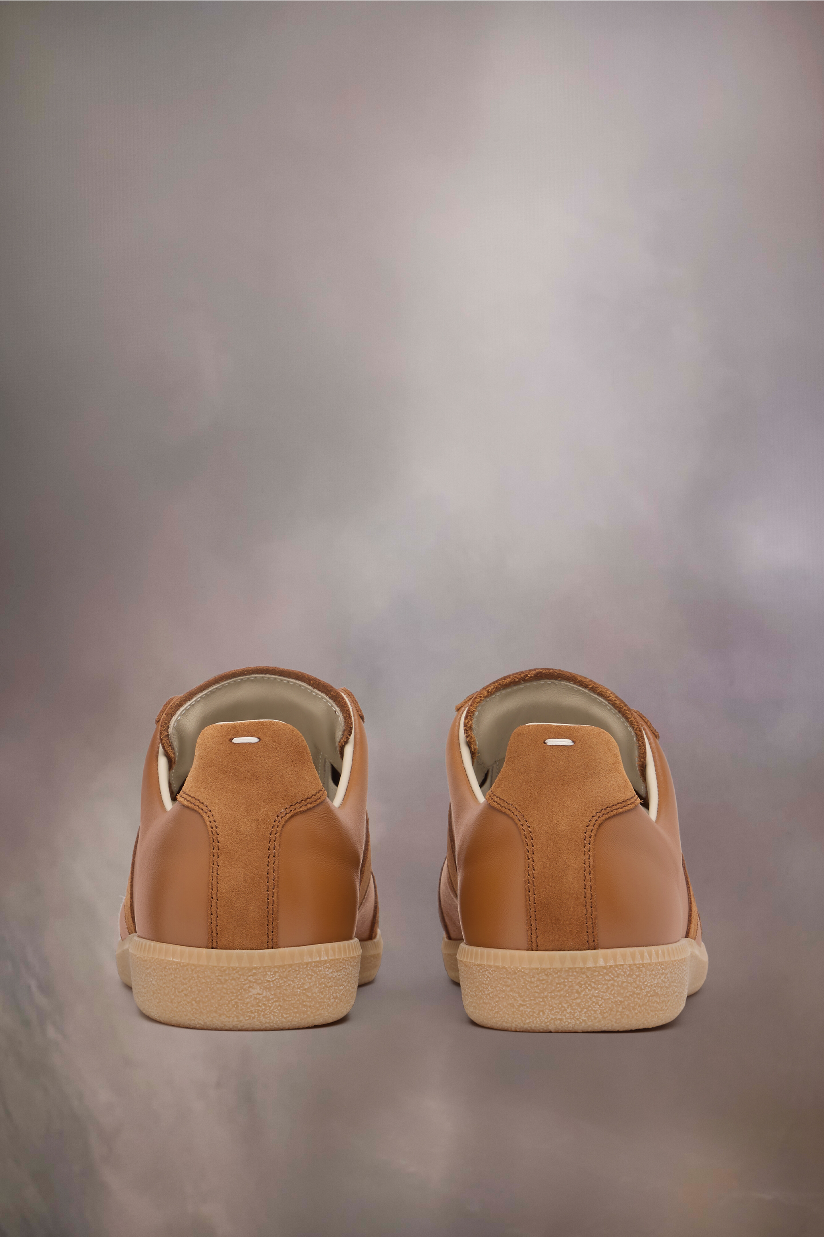 Sneakers Replica en cuir pour femme Brun clair