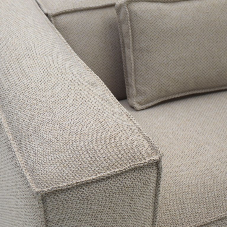FÉST Dunbar bank met Longchair rechts Sydney 22 beige