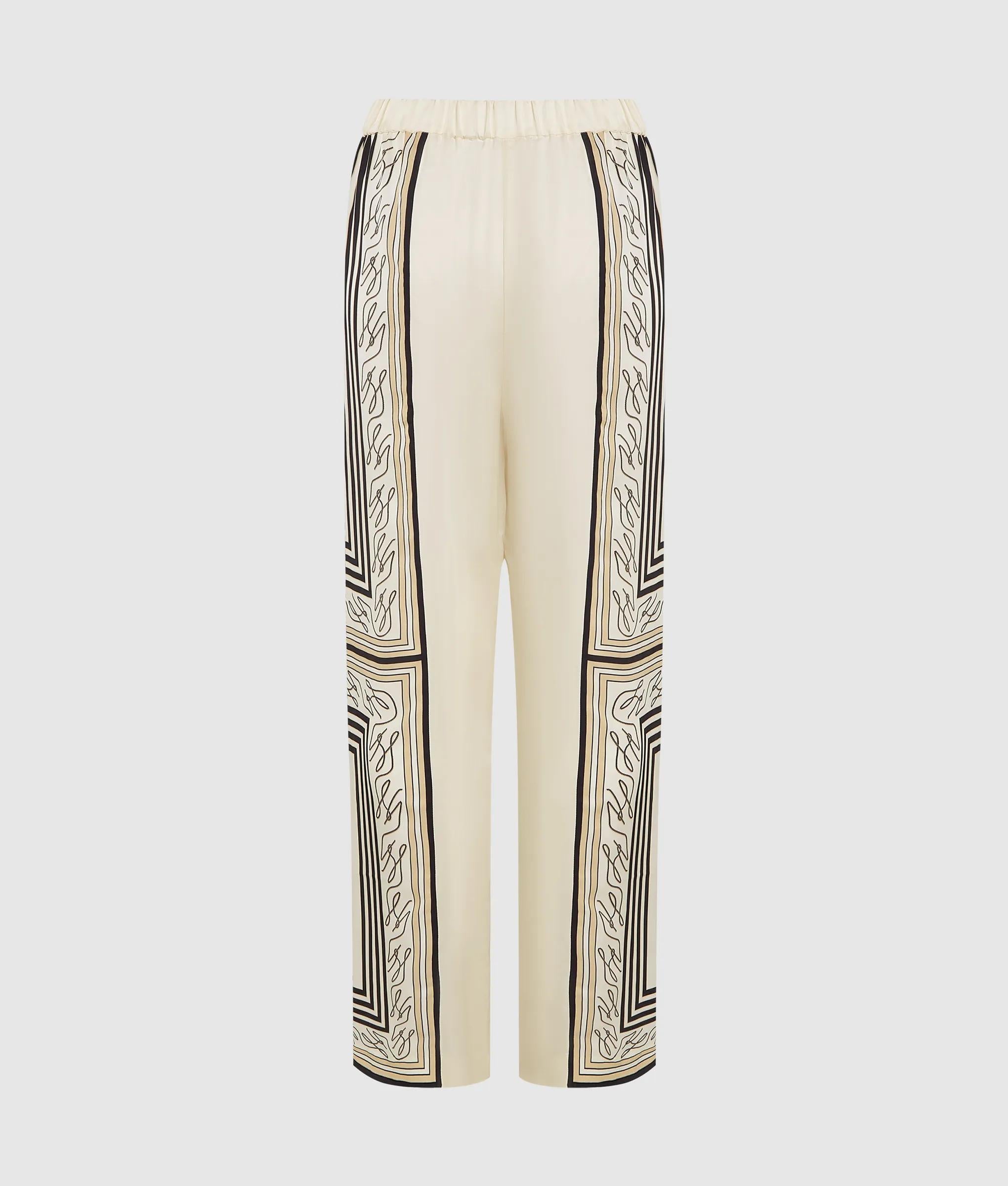 Sjaal print pyjamabroek